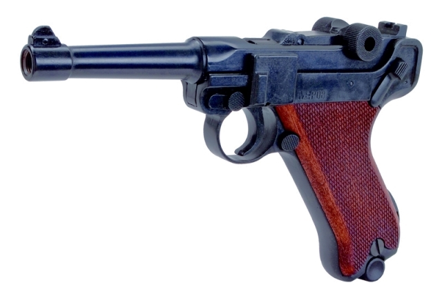 Schreckschuss Pistole P 08 mit Kniegelenkverschluss Kal. 9mm